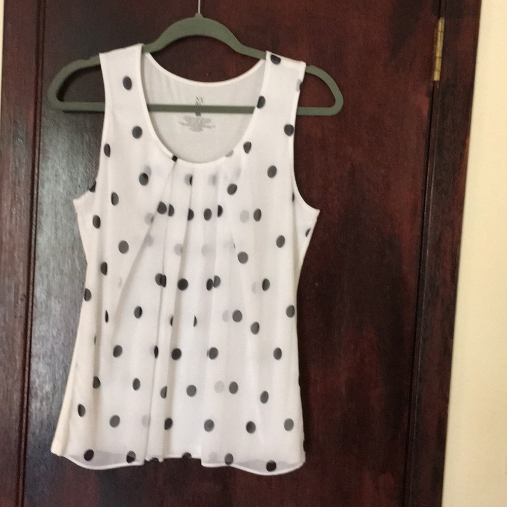 New York &Company Polka dot top